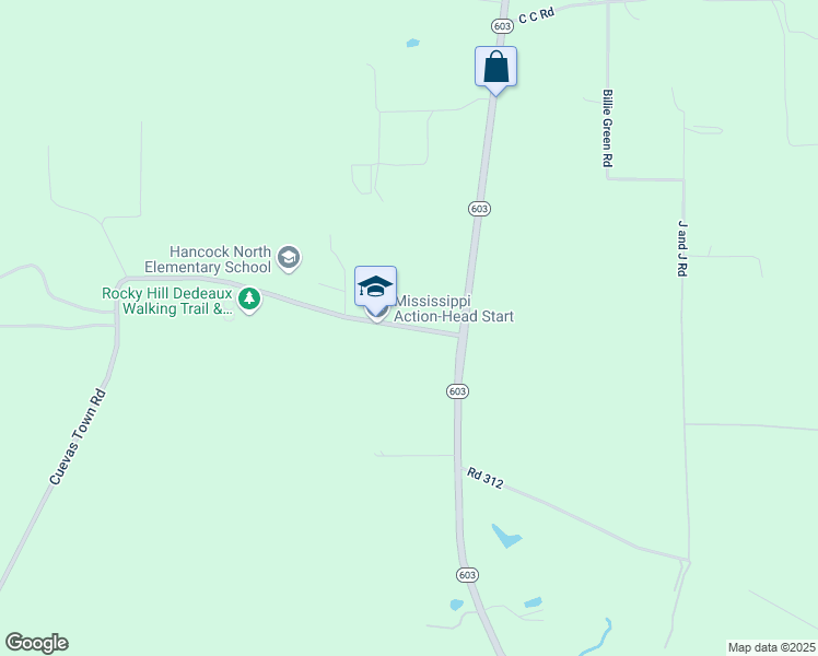 map of restaurants, bars, coffee shops, grocery stores, and more near 6122 Cuevas Town Road in Kiln