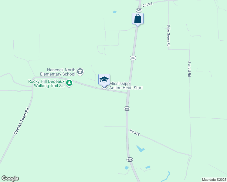 map of restaurants, bars, coffee shops, grocery stores, and more near 6122 Cuevas Town Road in Kiln