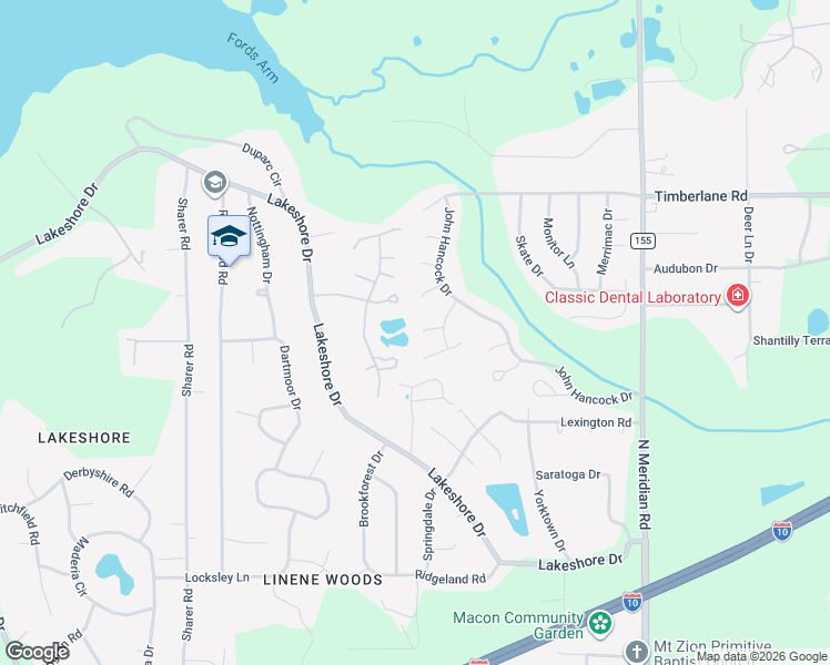 map of restaurants, bars, coffee shops, grocery stores, and more near 262 Seawolf Court in Tallahassee