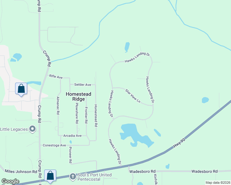 map of restaurants, bars, coffee shops, grocery stores, and more near 3064 Hawks Landing Drive in Tallahassee