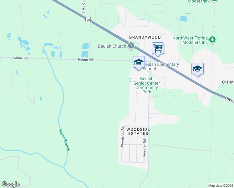 map of restaurants, bars, coffee shops, grocery stores, and more near in Bellview