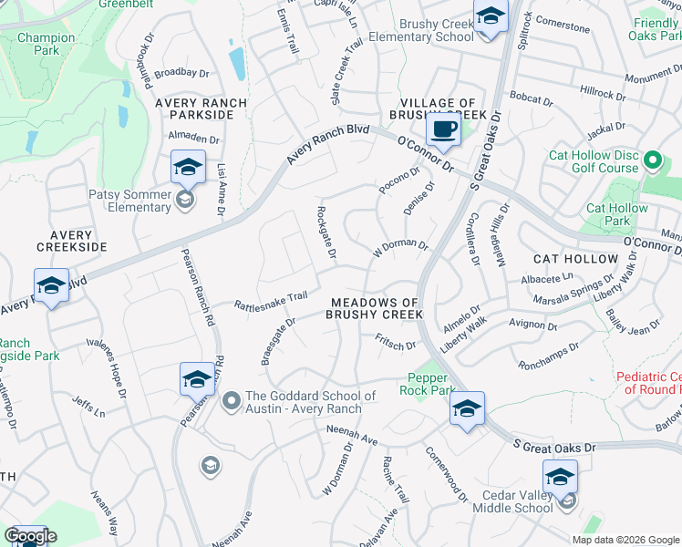 map of restaurants, bars, coffee shops, grocery stores, and more near 8916 Sharpstone Trail in Austin