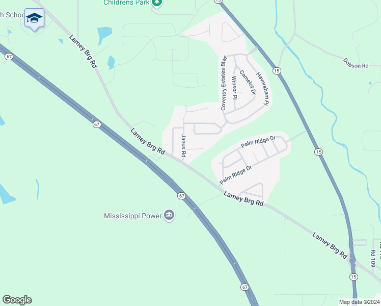 map of restaurants, bars, coffee shops, grocery stores, and more near 15536 Quail Creek Cove in Biloxi