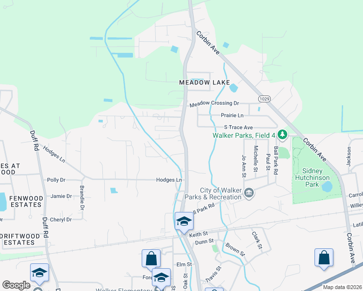 map of restaurants, bars, coffee shops, grocery stores, and more near 30479 Walker Road North in Walker