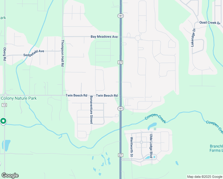 map of restaurants, bars, coffee shops, grocery stores, and more near 9907 Twin Beech Rd in Fairhope