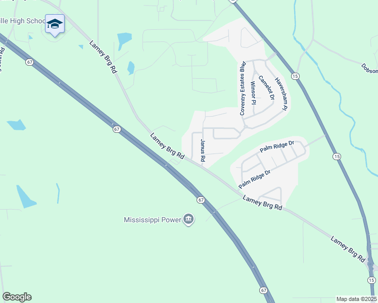 map of restaurants, bars, coffee shops, grocery stores, and more near 15093 Deer Creek Drive in Biloxi