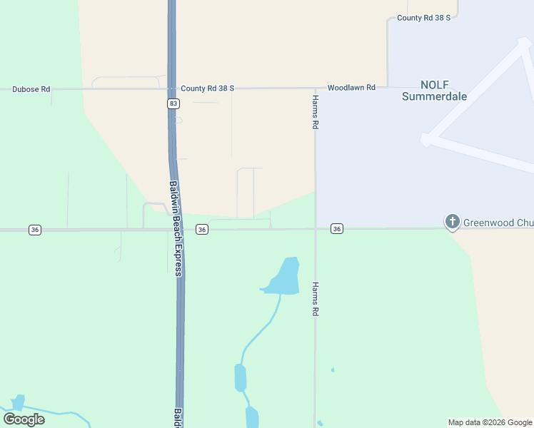 map of restaurants, bars, coffee shops, grocery stores, and more near 21327 Roughleaf Drive in Summerdale