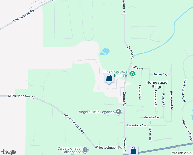 map of restaurants, bars, coffee shops, grocery stores, and more near 2650 Topaz Way in Tallahassee