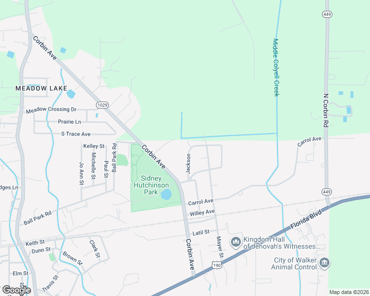 map of restaurants, bars, coffee shops, grocery stores, and more near 14310 McKenzy Way in Walker