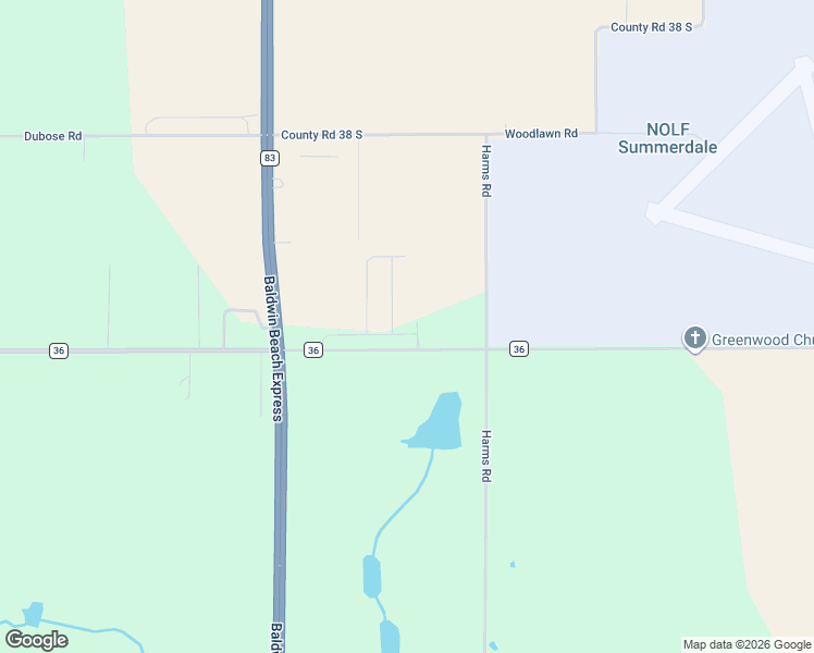 map of restaurants, bars, coffee shops, grocery stores, and more near 21327 Roughleaf Drive in Summerdale