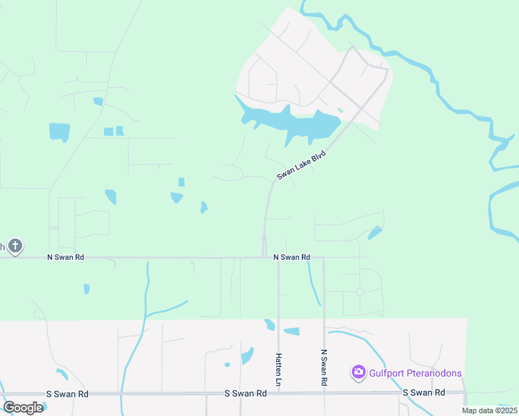 map of restaurants, bars, coffee shops, grocery stores, and more near 15121 Swan Lake Boulevard in Gulfport