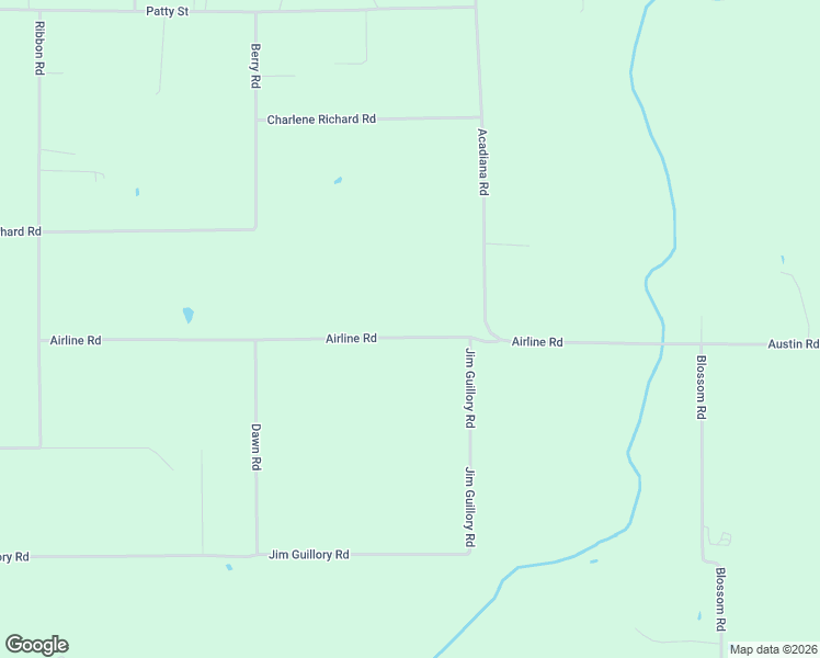 map of restaurants, bars, coffee shops, grocery stores, and more near Airline Road in Opelousas