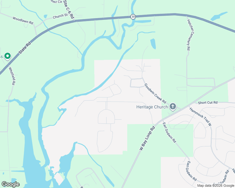 map of restaurants, bars, coffee shops, grocery stores, and more near Hammock Oaks Boulevard in Freeport