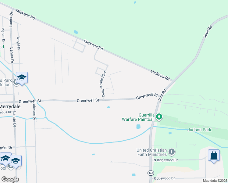 map of restaurants, bars, coffee shops, grocery stores, and more near 9042 Cedar Court in Baton Rouge