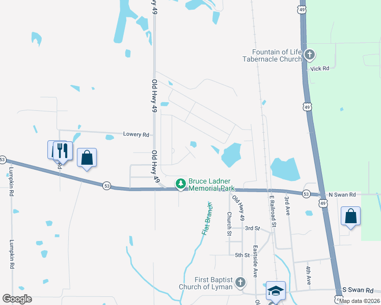 map of restaurants, bars, coffee shops, grocery stores, and more near Ranier Avenue in Gulfport
