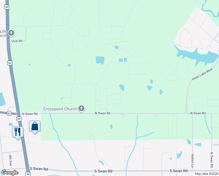 map of restaurants, bars, coffee shops, grocery stores, and more near 15148 Walter Smith Rd in Gulfport