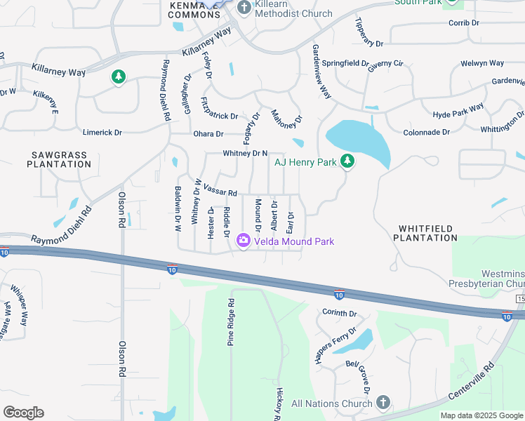 map of restaurants, bars, coffee shops, grocery stores, and more near 3250 Mound Drive in Tallahassee