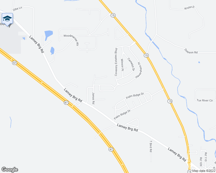 map of restaurants, bars, coffee shops, grocery stores, and more near 5484 Quail Creek Circle in Biloxi