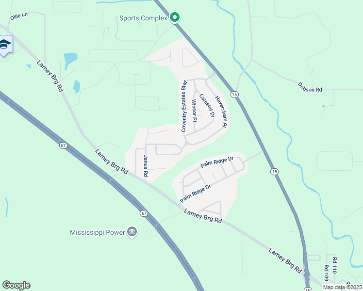 map of restaurants, bars, coffee shops, grocery stores, and more near 5455 Quail Creek Circle in Biloxi