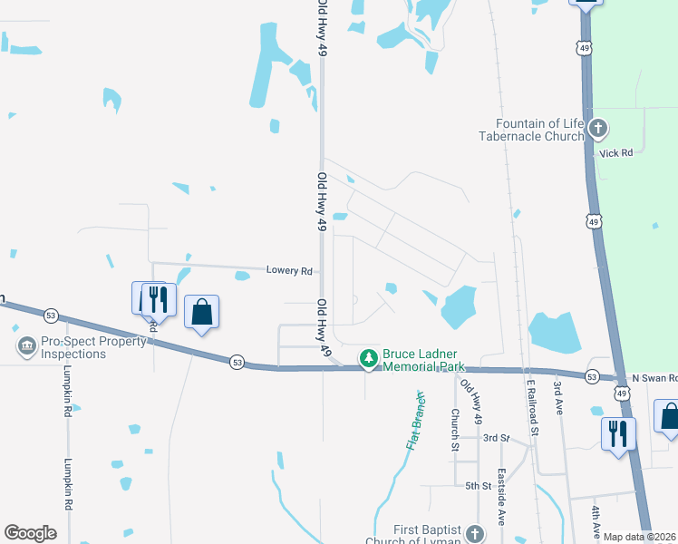 map of restaurants, bars, coffee shops, grocery stores, and more near 15174 Clemson Avenue in Gulfport