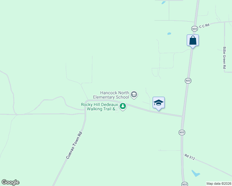 map of restaurants, bars, coffee shops, grocery stores, and more near 7030 Cuevas Town Road in Kiln