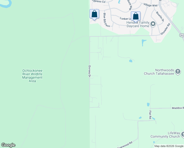 map of restaurants, bars, coffee shops, grocery stores, and more near 6053 Stoneler Road in Tallahassee