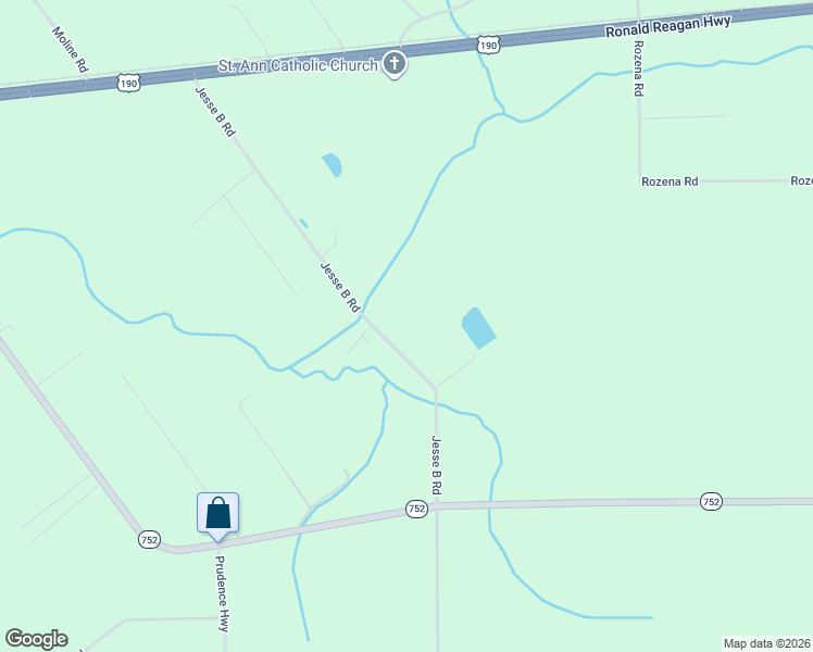 map of restaurants, bars, coffee shops, grocery stores, and more near 1000 Jesse B Road in Opelousas