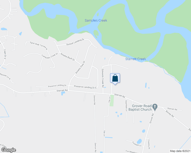 map of restaurants, bars, coffee shops, grocery stores, and more near 14648 Preserve Landing Drive East in Jacksonville