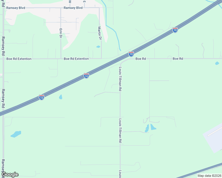 map of restaurants, bars, coffee shops, grocery stores, and more near 8900 Louis Tillman Road in Grand Bay