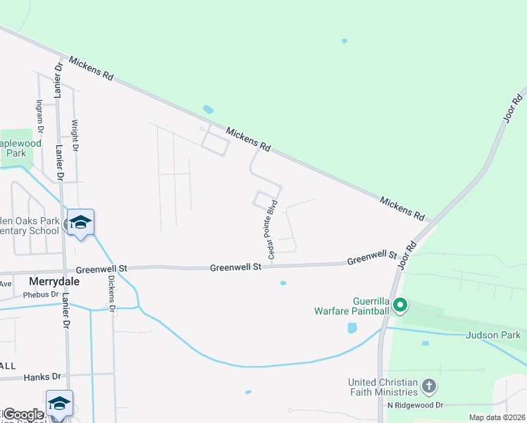 map of restaurants, bars, coffee shops, grocery stores, and more near 8811 Cedar Circle in Baton Rouge