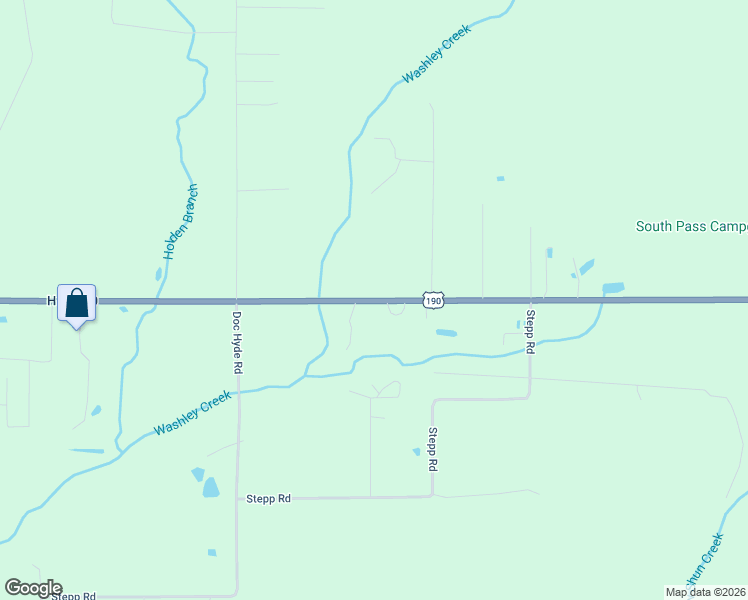 map of restaurants, bars, coffee shops, grocery stores, and more near 25192 U.S. 190 in Robert