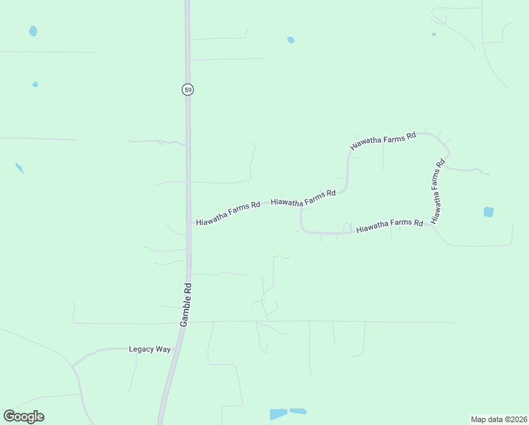 map of restaurants, bars, coffee shops, grocery stores, and more near 250 Hiawatha Farms South in Monticello
