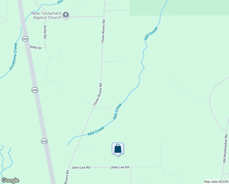 map of restaurants, bars, coffee shops, grocery stores, and more near 15380 Three Rivers Road in Biloxi