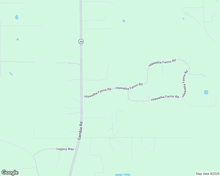 map of restaurants, bars, coffee shops, grocery stores, and more near 250 Hiawatha Farms South in Monticello