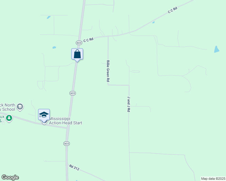 map of restaurants, bars, coffee shops, grocery stores, and more near 23107 Billie Green Road in Kiln