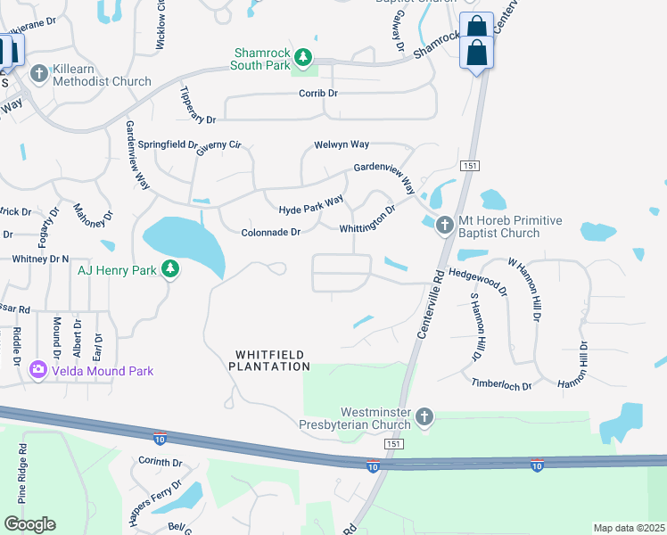 map of restaurants, bars, coffee shops, grocery stores, and more near 3326 Dry Creek Drive in Tallahassee