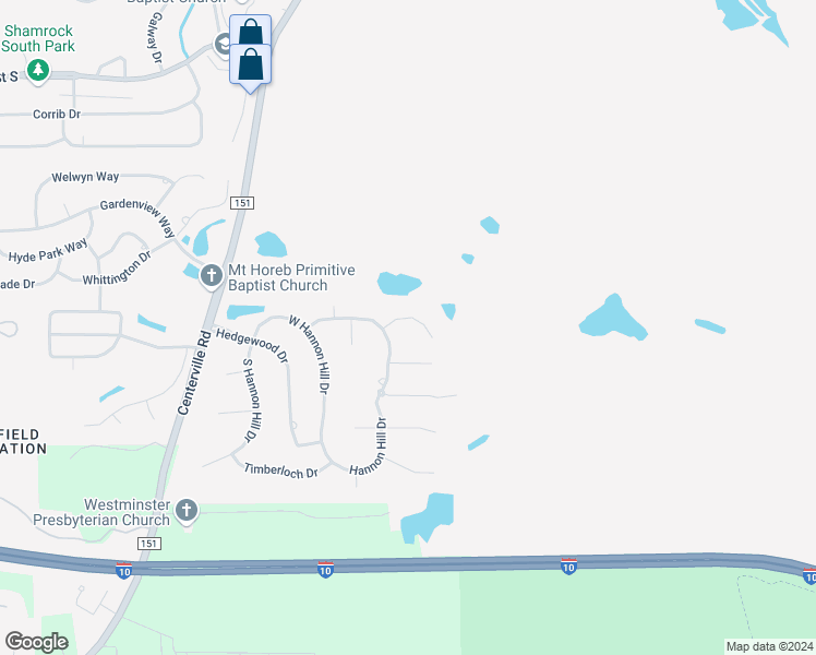 map of restaurants, bars, coffee shops, grocery stores, and more near 4770 Buckhead Court in Tallahassee