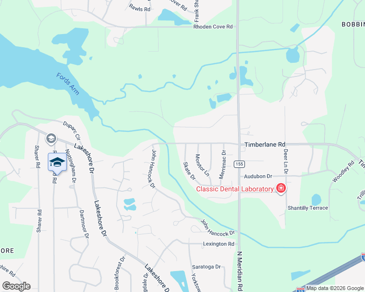 map of restaurants, bars, coffee shops, grocery stores, and more near 347 Skate Drive in Tallahassee