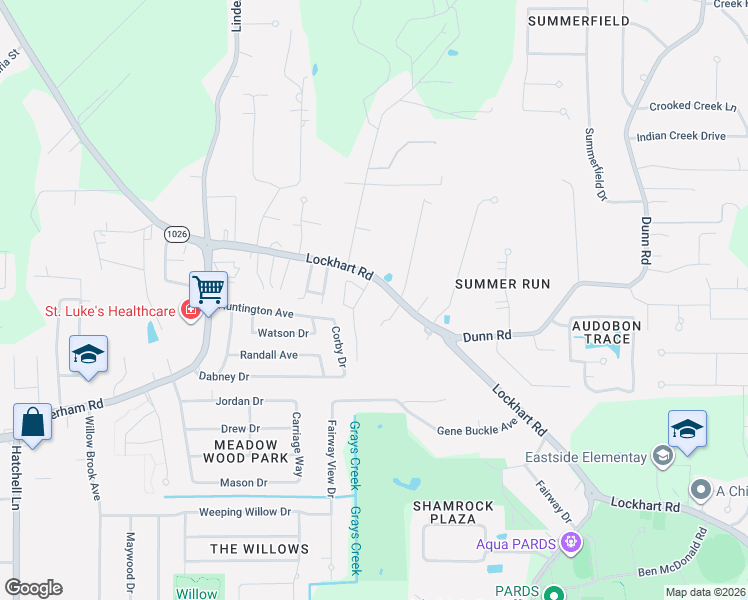 map of restaurants, bars, coffee shops, grocery stores, and more near 9212 Lockhart Road in Denham Springs