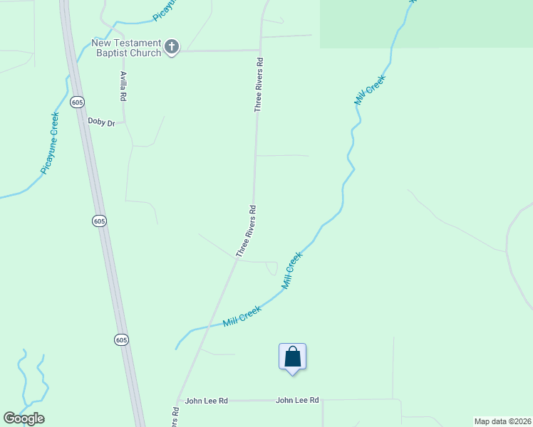 map of restaurants, bars, coffee shops, grocery stores, and more near 15380 Three Rivers Road in Biloxi