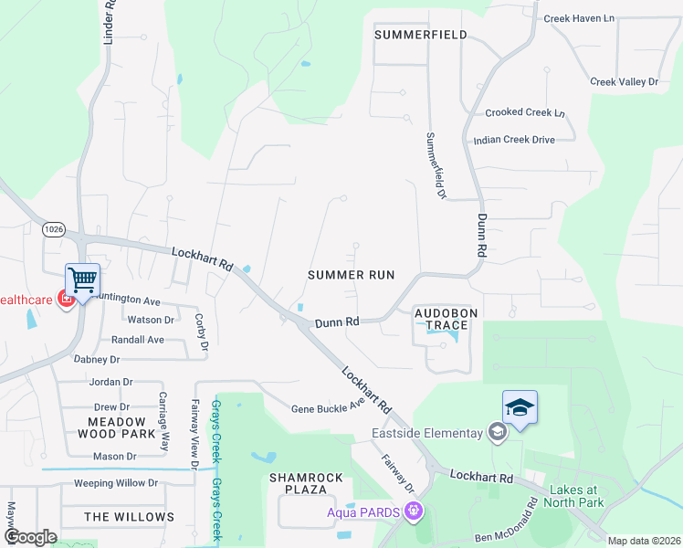 map of restaurants, bars, coffee shops, grocery stores, and more near 30681 Summer Run Court in Denham Springs