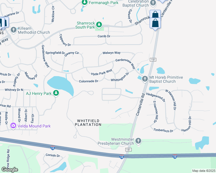 map of restaurants, bars, coffee shops, grocery stores, and more near 3326 Dry Creek Drive in Tallahassee