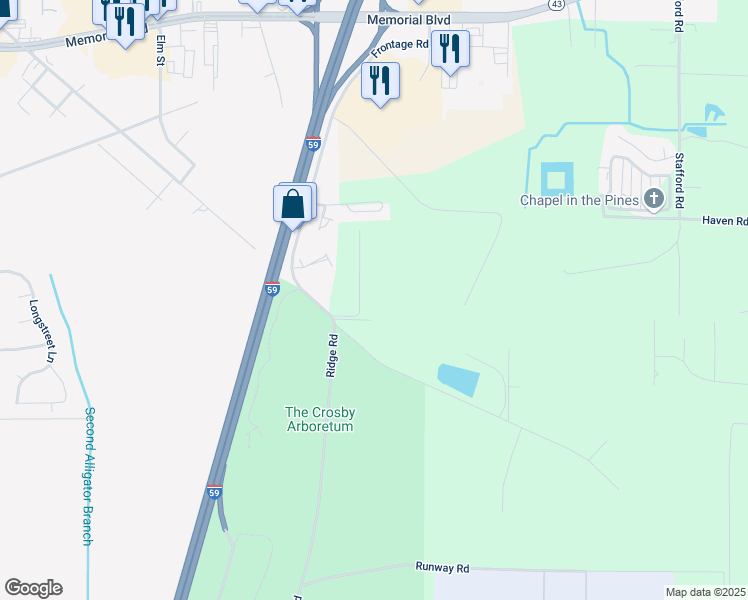 map of restaurants, bars, coffee shops, grocery stores, and more near 2-98 Ridge Crest Dr in Picayune