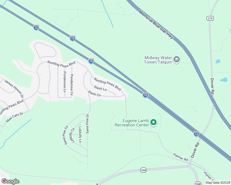 map of restaurants, bars, coffee shops, grocery stores, and more near 28 Slash Ln in Midway