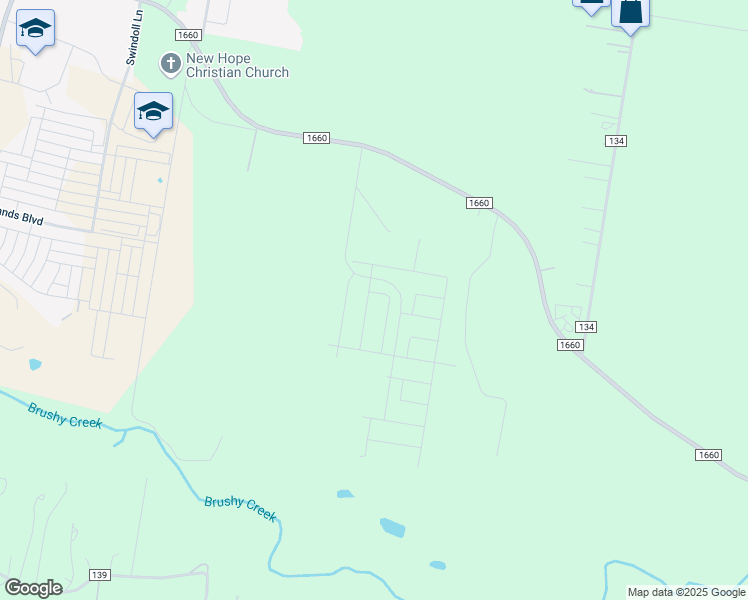 map of restaurants, bars, coffee shops, grocery stores, and more near 303 Willow Heights Drive in Hutto