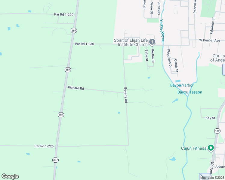 map of restaurants, bars, coffee shops, grocery stores, and more near 184-218 Par Road 1-235 in Opelousas