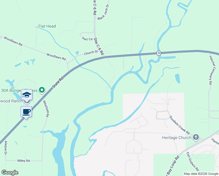 map of restaurants, bars, coffee shops, grocery stores, and more near 253 Portland Park Road in Freeport