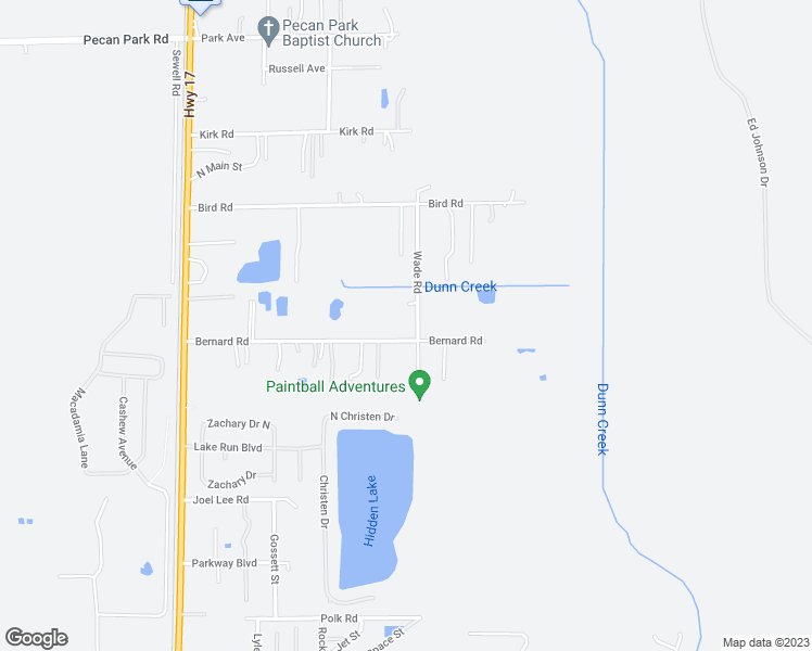 map of restaurants, bars, coffee shops, grocery stores, and more near 499 Bernard Road in Jacksonville