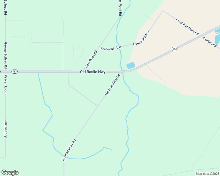 map of restaurants, bars, coffee shops, grocery stores, and more near 2128 Morning Glory Road in Basile