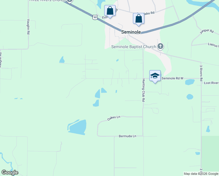 map of restaurants, bars, coffee shops, grocery stores, and more near 19416 Pickles Ln in Baldwin
